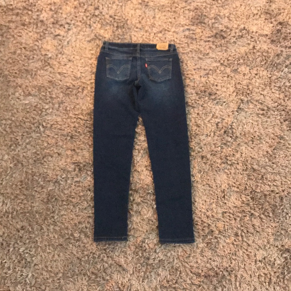 Levi’s 710 Super Skinny Dark Wash Jeans - Picture 2 of 4